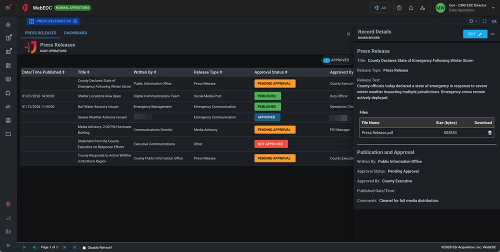 Press Releases DS - Dark Mode Slideout